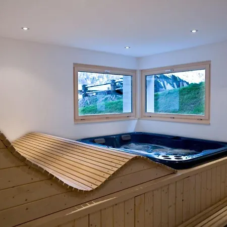 Panorama Chalet With Views To The Glaciers And The Dom Ferienhaus Saas-Fee